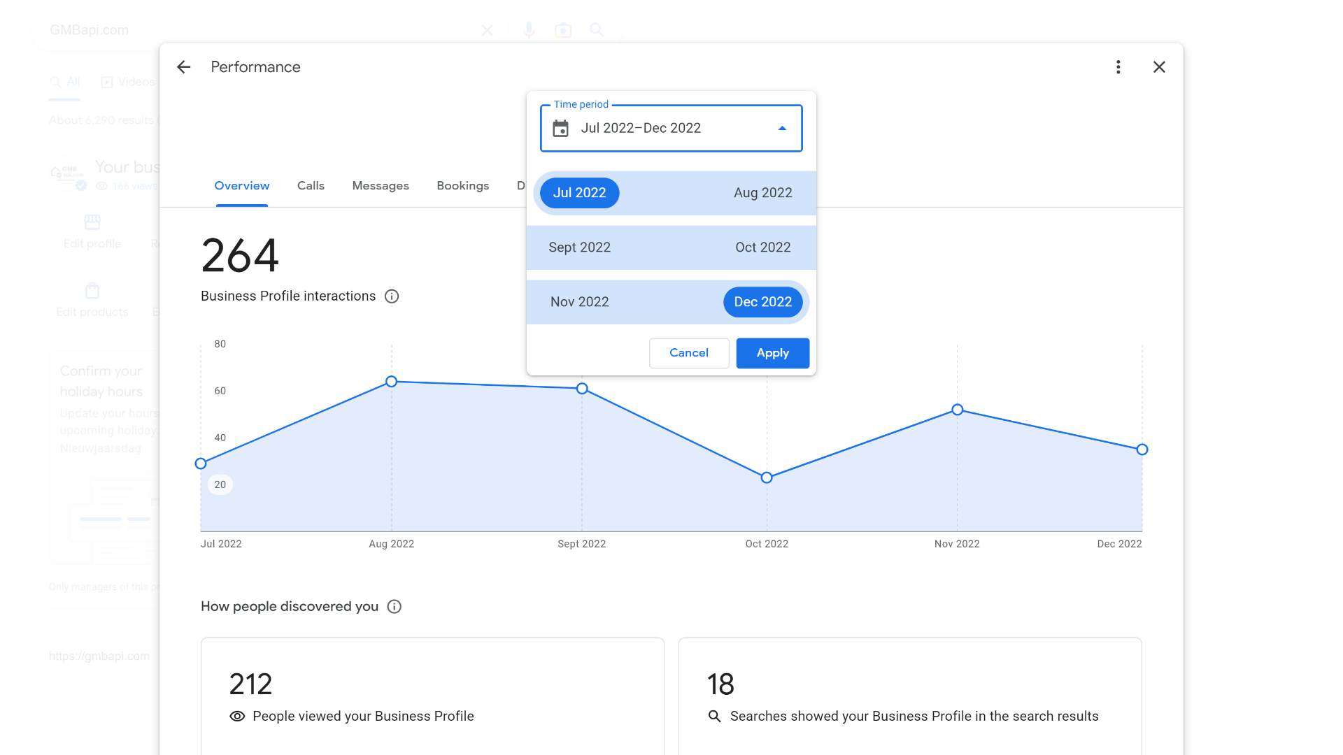 google business profile insights