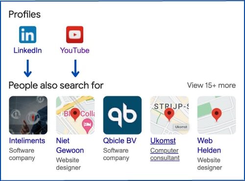 Google Business Profile - Links to Social Media