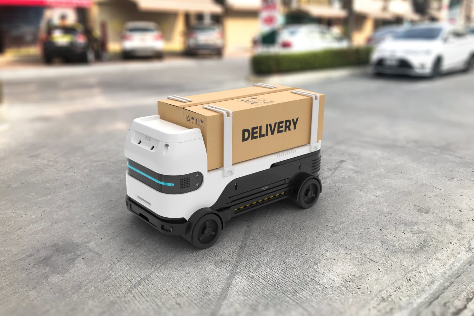 Autonomous delivery robot