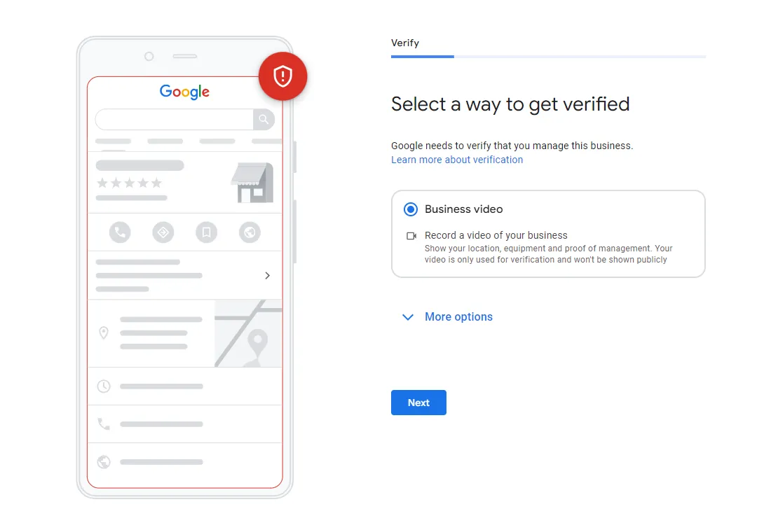Google Business Profile - Verification Methods