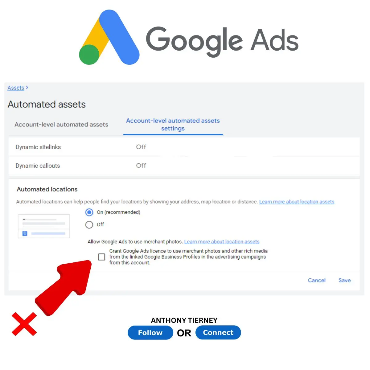 Autoriser Google à extraire automatiquement les images de votre fiche GMB