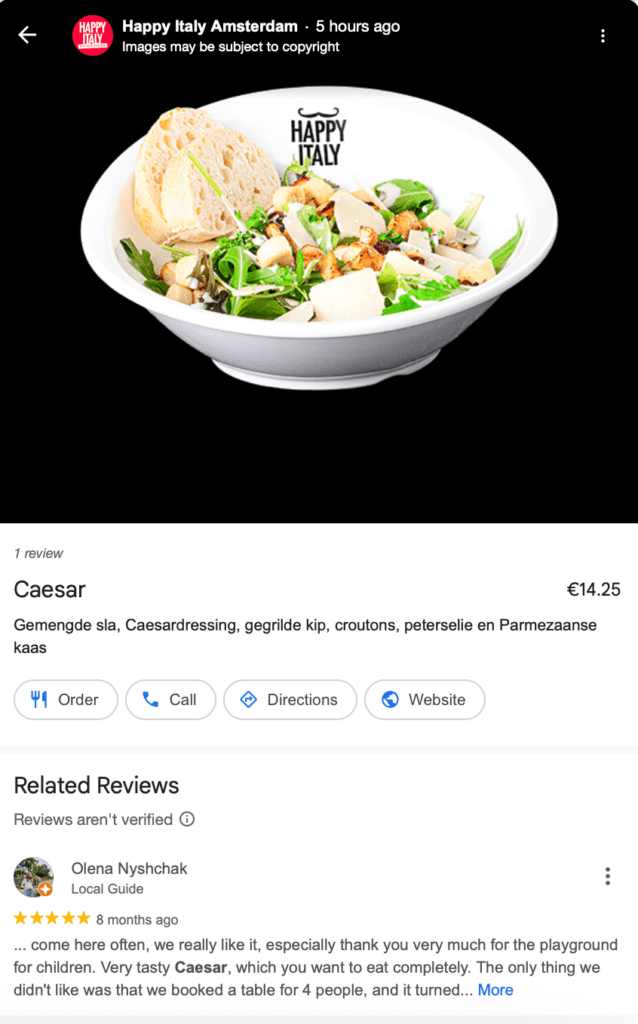 Build Trust and Credibility with GBP Menus 2